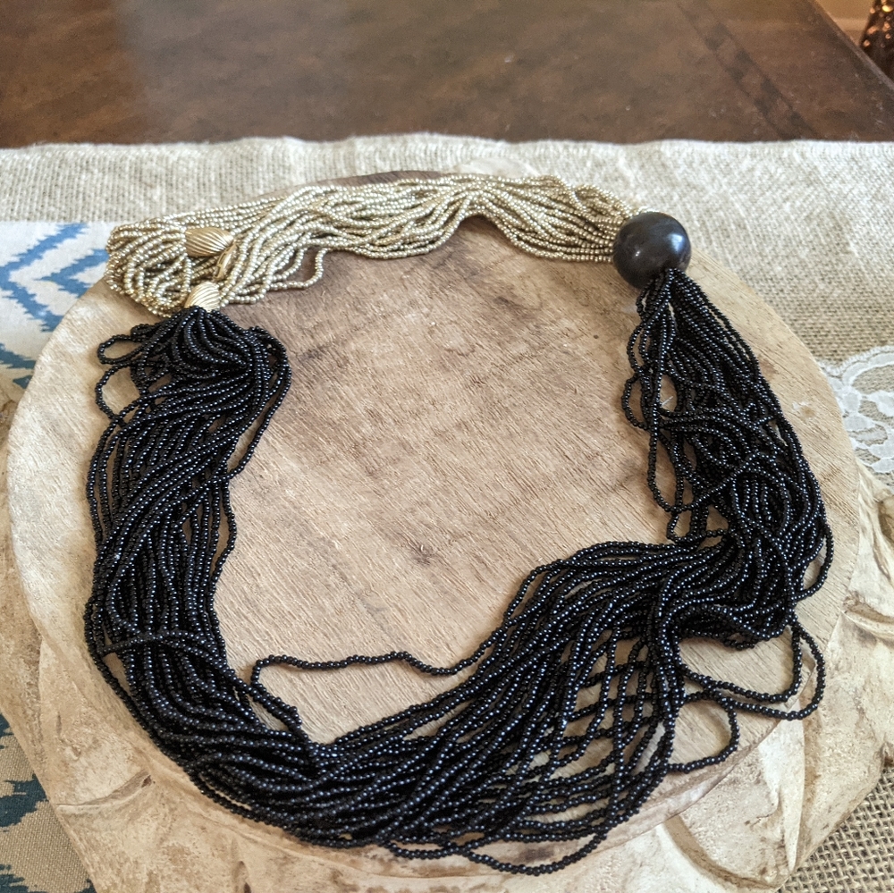 Vintage Glass Bead Necklace